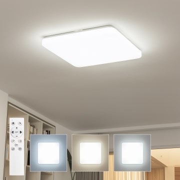 Brilagi - LED dimmelhető mennyezeti lámpatest MILKY WAY LED/24W/230V 3000-6500K 37x37 cm + távirányító