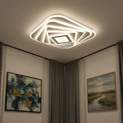 Brilagi - MODERN dimmelhető LED mennyezeti lámpatest 210W/230V 3000-6000K 55x55 cm + távirányító
