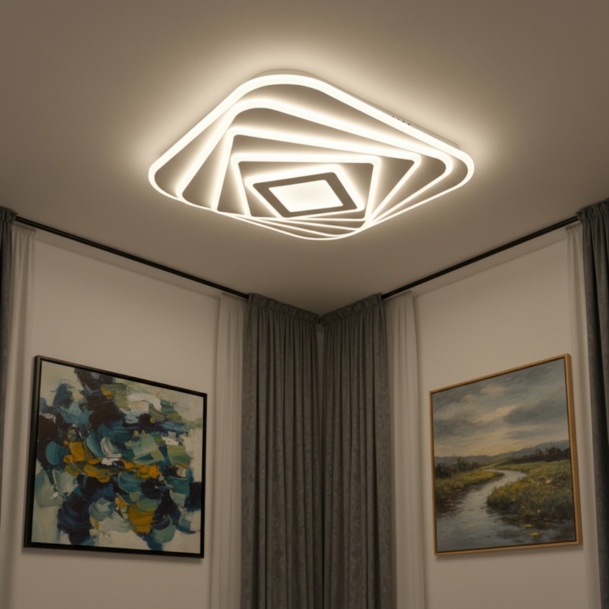 Brilagi - MODERN dimmelhető LED mennyezeti lámpatest 210W/230V 3000-6000K 55x55 cm + távirányító