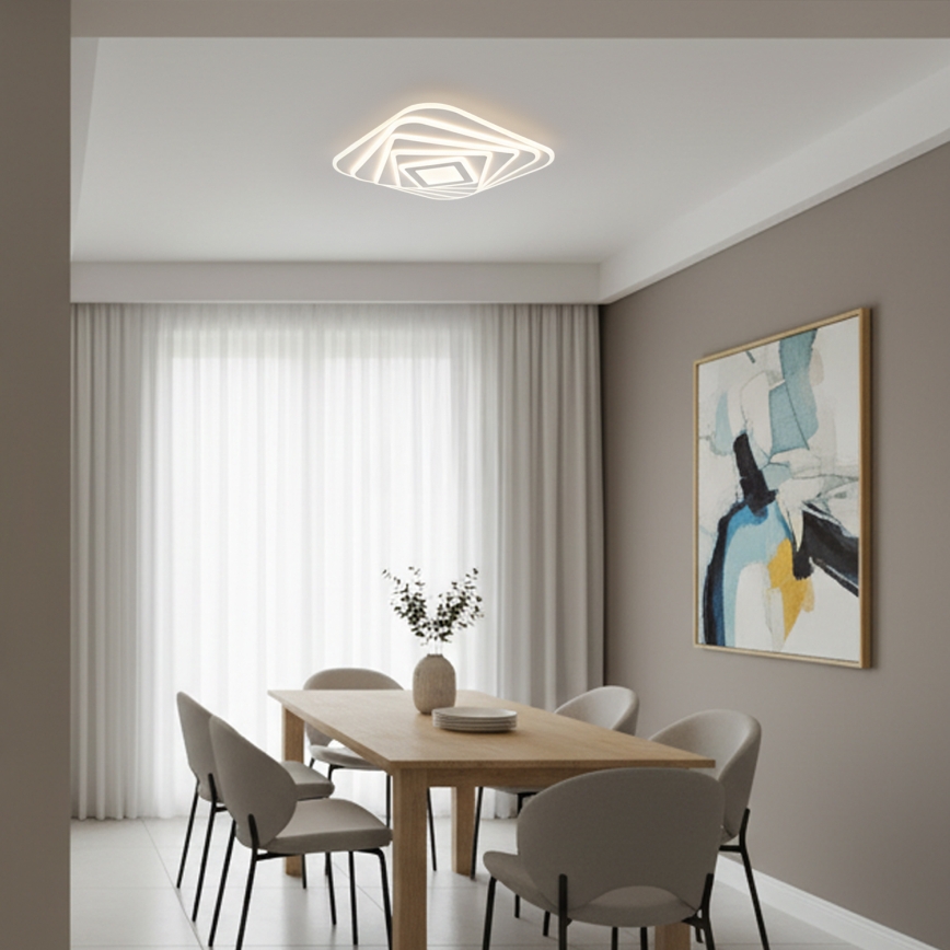 Brilagi - MODERN dimmelhető LED mennyezeti lámpatest 210W/230V 3000-6000K 55x55 cm + távirányító
