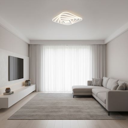 Brilagi - MODERN dimmelhető LED mennyezeti lámpatest 210W/230V 3000-6000K 55x55 cm + távirányító