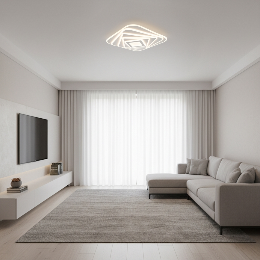 Brilagi - MODERN dimmelhető LED mennyezeti lámpatest 210W/230V 3000-6000K 55x55 cm + távirányító