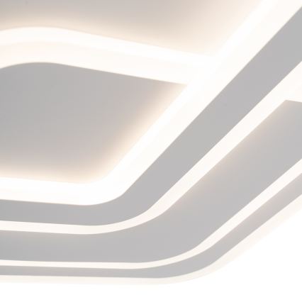 Brilagi - LED fényerőszabályozható mennyezeti lámpatest MODERN LED/80W/230V 3000-6000K 52,5x52,5 cm + távirányító
