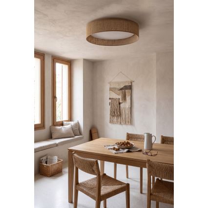 Brilagi - LED dimmelhető mennyezeti lámpatest VELVET SMARTIX STARS LED/36W/230V 3000–6000K átm. 55 cm bézs Wi‑Fi Tuya Beacon + távirányító