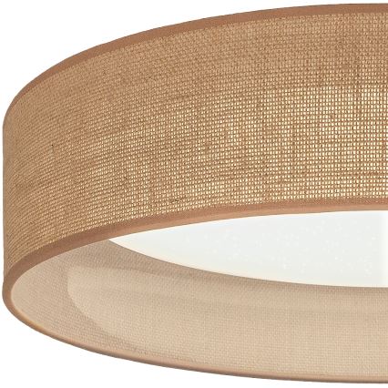 Brilagi - LED dimmelhető mennyezeti lámpatest VELVET SMARTIX STARS LED/36W/230V 3000–6000K átm. 55 cm bézs Wi‑Fi Tuya Beacon + távirányító
