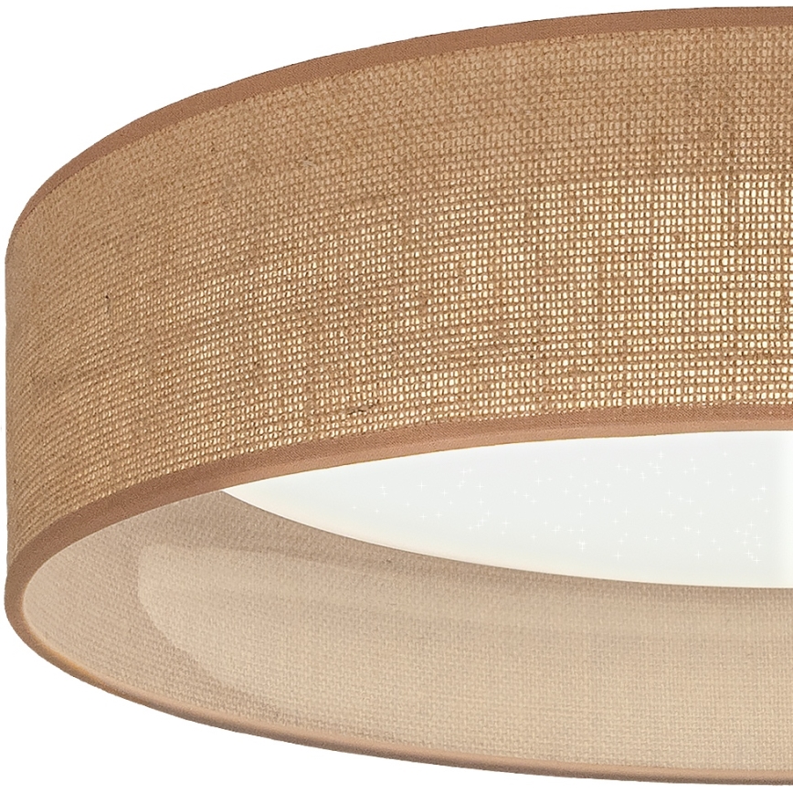 Brilagi - LED dimmelhető mennyezeti lámpatest VELVET SMARTIX STARS LED/36W/230V 3000–6000K átm. 55 cm bézs Wi‑Fi Tuya Beacon + távirányító