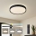 Brilagi - LED Dimmelhető mennyezeti lámpatest ORINO LED/54W/230V 3000-6000K fekete átm. 43 cm + távirányító