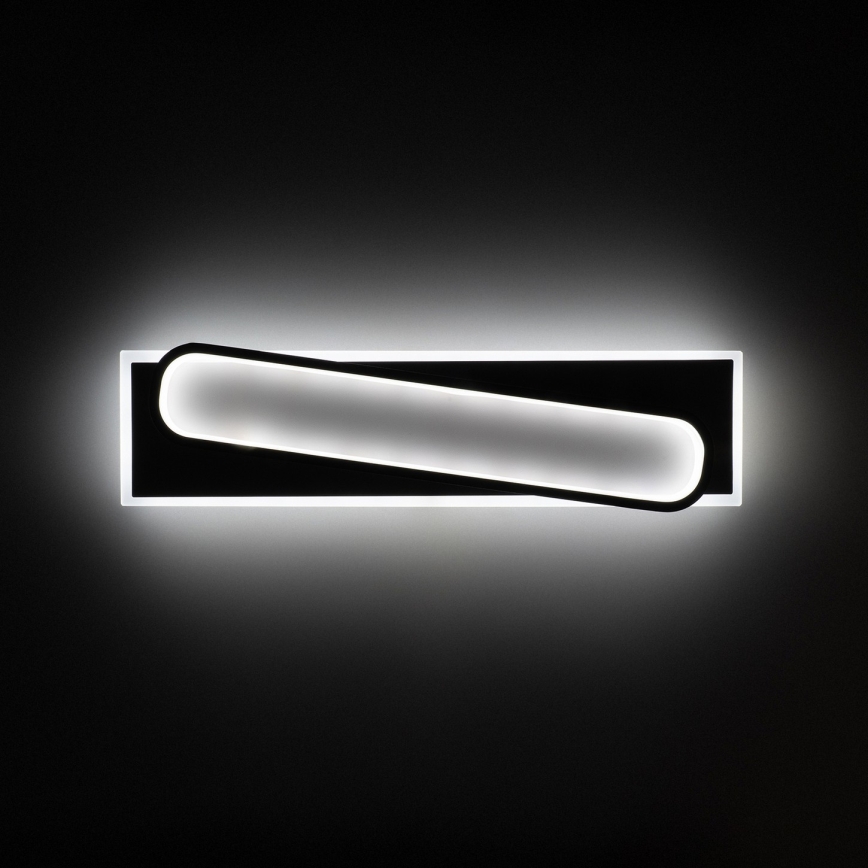Brilagi - LED dimmelhető mennyezeti lámpa OUTLINE LED/52W/230V 3000-6000K 15x60 cm fehér/fekete + távirányító