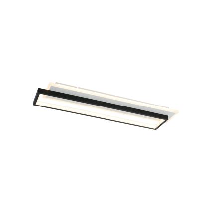 Brilagi - LED dimmelhető mennyezeti lámpa OUTLINE LED/66W/230V 3000-6000K 15x60 cm fehér/fekete + távirányító