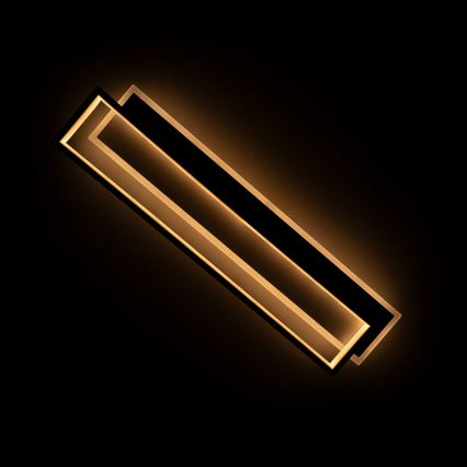 BRILAGI - LED dimmelhető mennyezeti lámpa OUTLINE LED/66W/230V 3000-6000K 15x60 cm fehér/fekete + távirányító