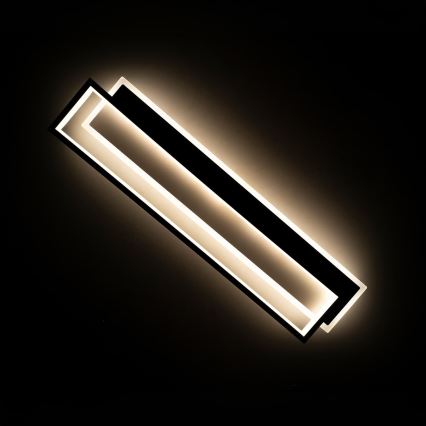 BRILAGI - LED dimmelhető mennyezeti lámpa OUTLINE LED/66W/230V 3000-6000K 15x60 cm fehér/fekete + távirányító
