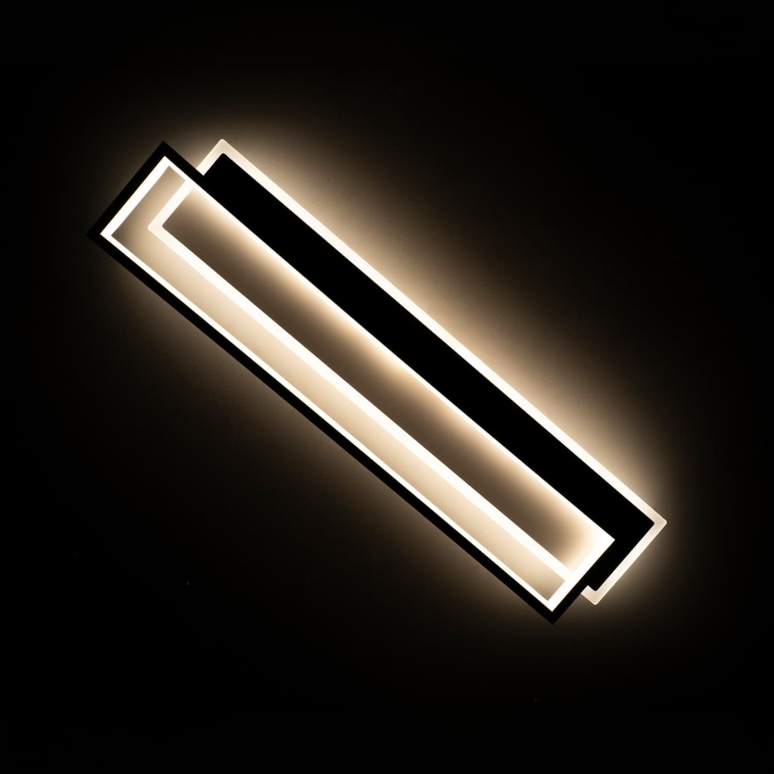 BRILAGI - LED dimmelhető mennyezeti lámpa OUTLINE LED/66W/230V 3000-6000K 15x60 cm fehér/fekete + távirányító