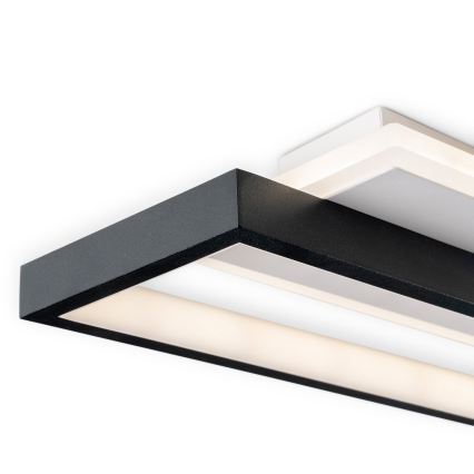 BRILAGI - LED dimmelhető mennyezeti lámpa OUTLINE LED/66W/230V 3000-6000K 15x60 cm fehér/fekete + távirányító