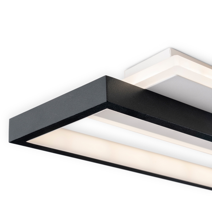 BRILAGI - LED dimmelhető mennyezeti lámpa OUTLINE LED/66W/230V 3000-6000K 15x60 cm fehér/fekete + távirányító