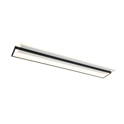 Brilagi - Dimmelhető LED mennyezeti lámpatest OUTLINE LED/90W/230V 3000-6000K 18x100 cm fehér/fekete + távirányító