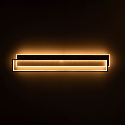 Brilagi - Dimmelhető LED mennyezeti lámpatest OUTLINE LED/90W/230V 3000-6000K 18x100 cm fehér/fekete + távirányító