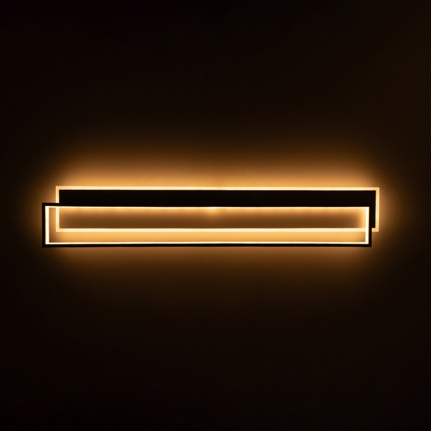 Brilagi - Dimmelhető LED mennyezeti lámpatest OUTLINE LED/90W/230V 3000-6000K 18x100 cm fehér/fekete + távirányító