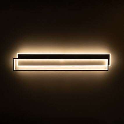Brilagi - Dimmelhető LED mennyezeti lámpatest OUTLINE LED/90W/230V 3000-6000K 18x100 cm fehér/fekete + távirányító
