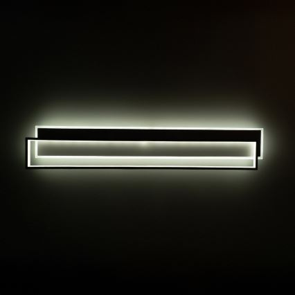 Brilagi - Dimmelhető LED mennyezeti lámpatest OUTLINE LED/90W/230V 3000-6000K 18x100 cm fehér/fekete + távirányító
