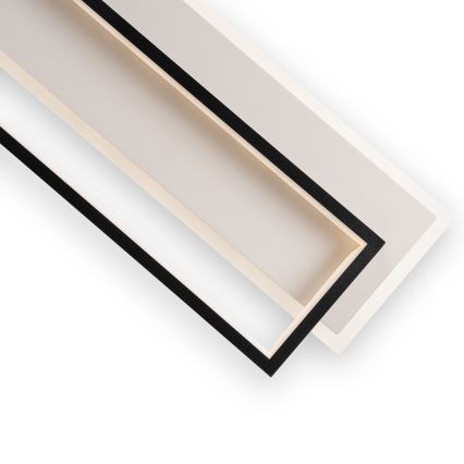Brilagi - Dimmelhető LED mennyezeti lámpatest OUTLINE LED/90W/230V 3000-6000K 18x100 cm fehér/fekete + távirányító