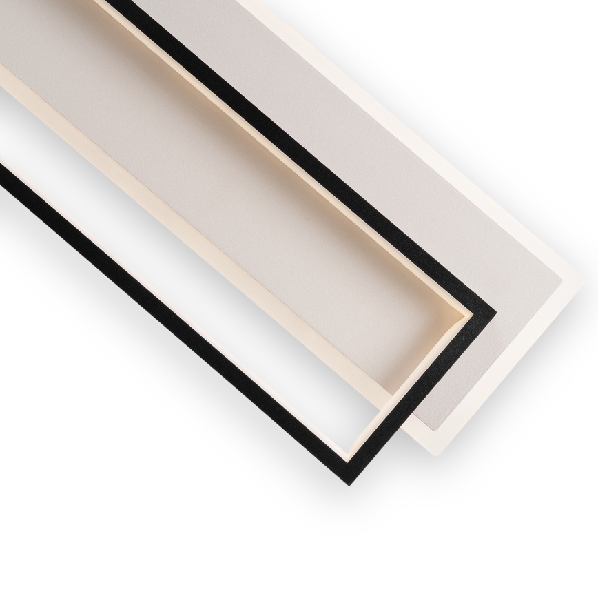 Brilagi - Dimmelhető LED mennyezeti lámpatest OUTLINE LED/90W/230V 3000-6000K 18x100 cm fehér/fekete + távirányító