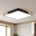 Brilagi - LED dimmelhető mennyezeti lámpatest PILANA LED/48W/230V 3000-6500K tölgy/fekete 56x56 cm + távirányítóval