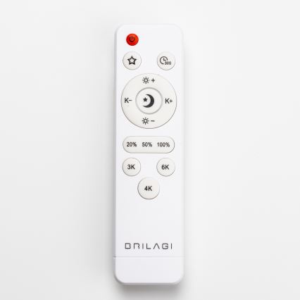 Brilagi - PINE dimmelhető LED mennyezeti lámpa LED/60W/230V fa Ø 52 cm 3000–6500 K + távirányítóval