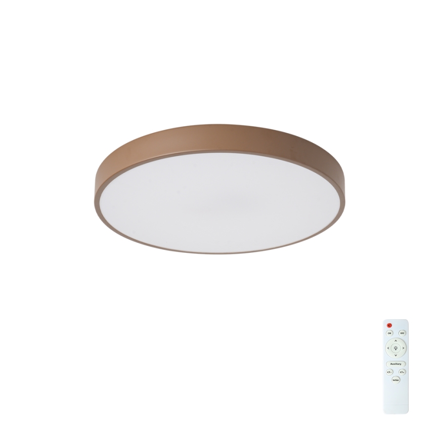 Brilagi - POOL LED dimmelhető mennyezeti lámpa/48W/230V 3000–6000K átm. 40 cm barna + távirányító