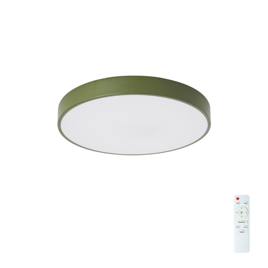 Brilagi - POOL LED dimmelhető mennyezeti lámpatest LED/48W/230V 3000-6000K átmérő 40 cm zöld + távirányító