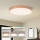 Brilagi - LED dimmelhető mennyezeti lámpatest POOL SMART LED/100W/230V 3000-6000K átm. 80 cm Wi-Fi Tuya bronz + távirányítóval