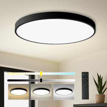 Brilagi - LED-dimmelhető mennyezeti lámpatest POOL SMART LED/128W/230V 3000-6000K átm. 100 cm Tuya Wi-Fi fekete + távirányító