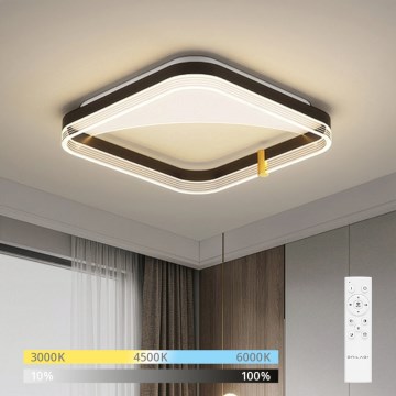 Brilagi - LED Dimmelhető mennyezeti lámpatest SIRELI LED/56W/230V 3000-6000K 40x40 cm + távirányító