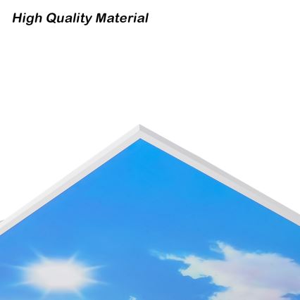 Brilagi - LED fényerőszabályozható mennyezeti lámpatest SLIMFRAME SKY LED/80W/230V 120x60 cm 3000-6000K ezüst/kék + távirányító