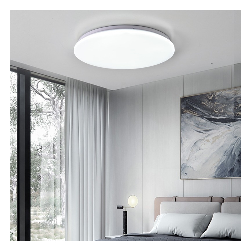 Brilagi - Fényerőszabályozható SMART LED mennyezeti lámpa LED/36W/230V, átmérő 48 cm, 2700–6500K, Wi‑Fi Tuya + távirányító