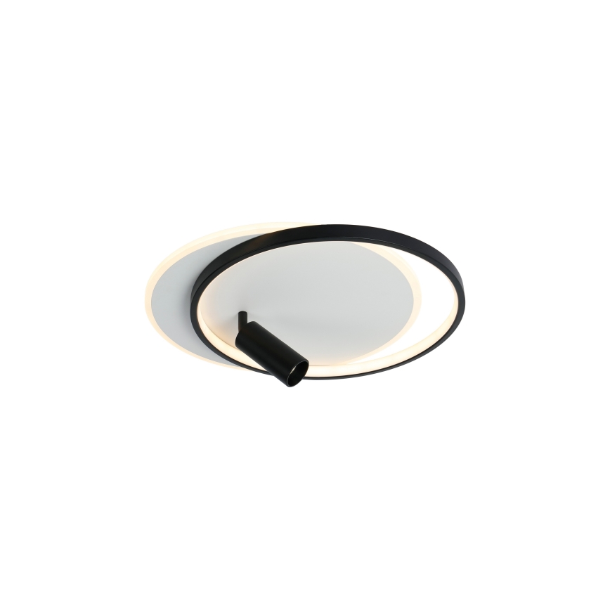Brilagi - Dimmelhető LED-es mennyezeti lámpatest UNITY LED/48W/230V + 1xGU10/3W 3000-6000K 39x45 cm fehér/fekete + távirányító