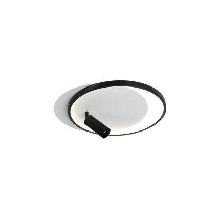 Brilagi - Dimmelhető LED-es mennyezeti lámpatest UNITY LED/48W/230V + 1xGU10/3W 3000-6000K 39x45 cm fehér/fekete + távirányító
