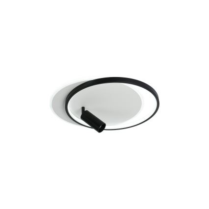 Brilagi - Dimmelhető LED-es mennyezeti lámpatest UNITY LED/48W/230V + 1xGU10/3W 3000-6000K 39x45 cm fehér/fekete + távirányító