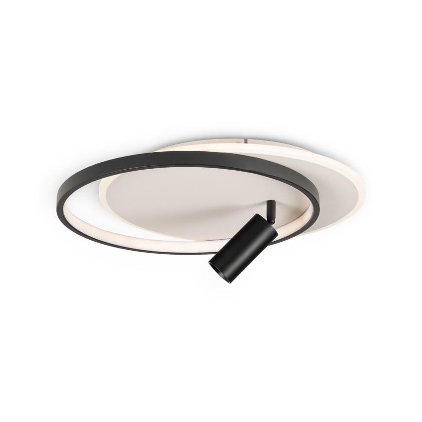 Brilagi - Dimmelhető LED-es mennyezeti lámpatest UNITY LED/48W/230V + 1xGU10/3W 3000-6000K 39x45 cm fehér/fekete + távirányító