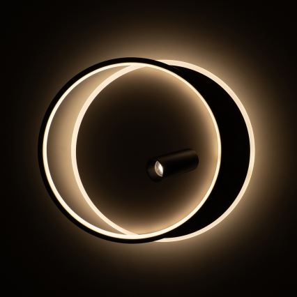 Brilagi - Dimmelhető LED-es mennyezeti lámpatest UNITY LED/48W/230V + 1xGU10/3W 3000-6000K 39x45 cm fehér/fekete + távirányító