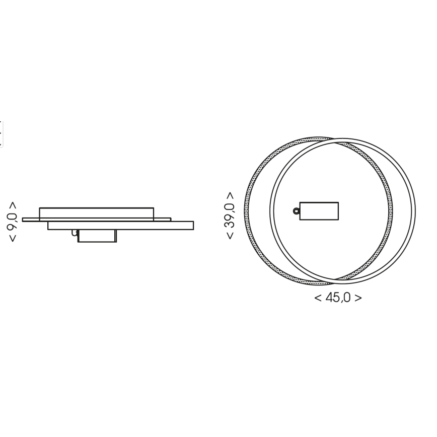 Brilagi - Dimmelhető LED-es mennyezeti lámpatest UNITY LED/48W/230V + 1xGU10/3W 3000-6000K 39x45 cm fehér/fekete + távirányító
