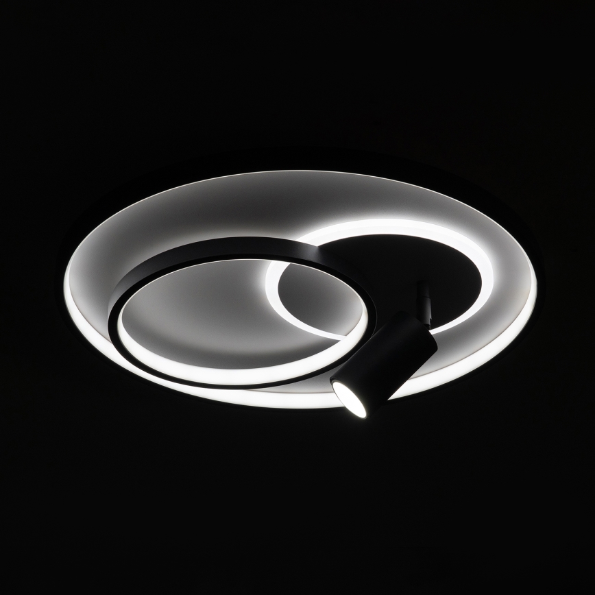 Brilagi - LED dimmelhető mennyezeti lámpatest UNITY LED/60W/230V + 1xGU10/3W 3000-6000K átm. 50 cm fehér/fekete + távirányító