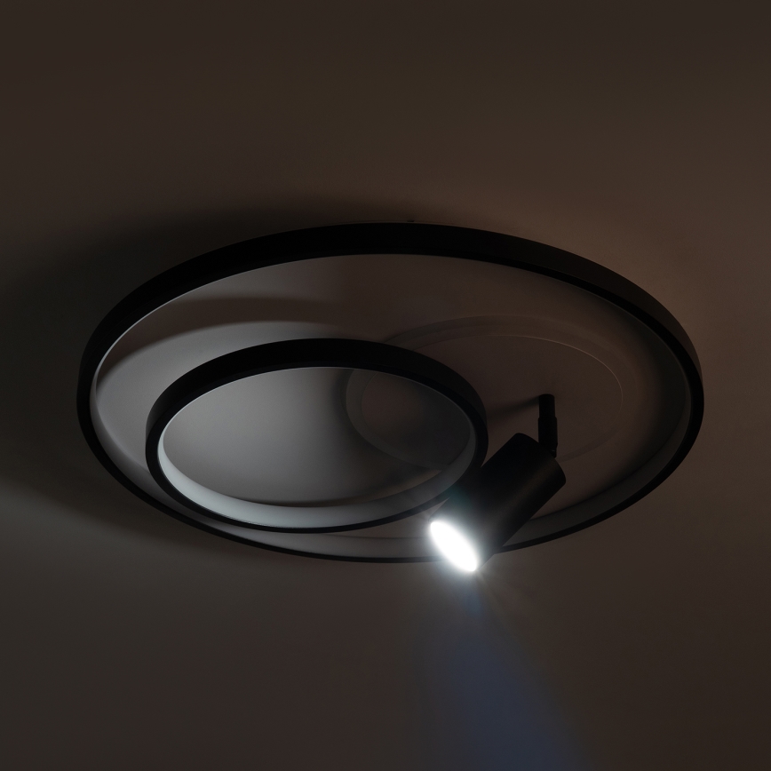 Brilagi - LED dimmelhető mennyezeti lámpatest UNITY LED/60W/230V + 1xGU10/3W 3000-6000K átm. 50 cm fehér/fekete + távirányító