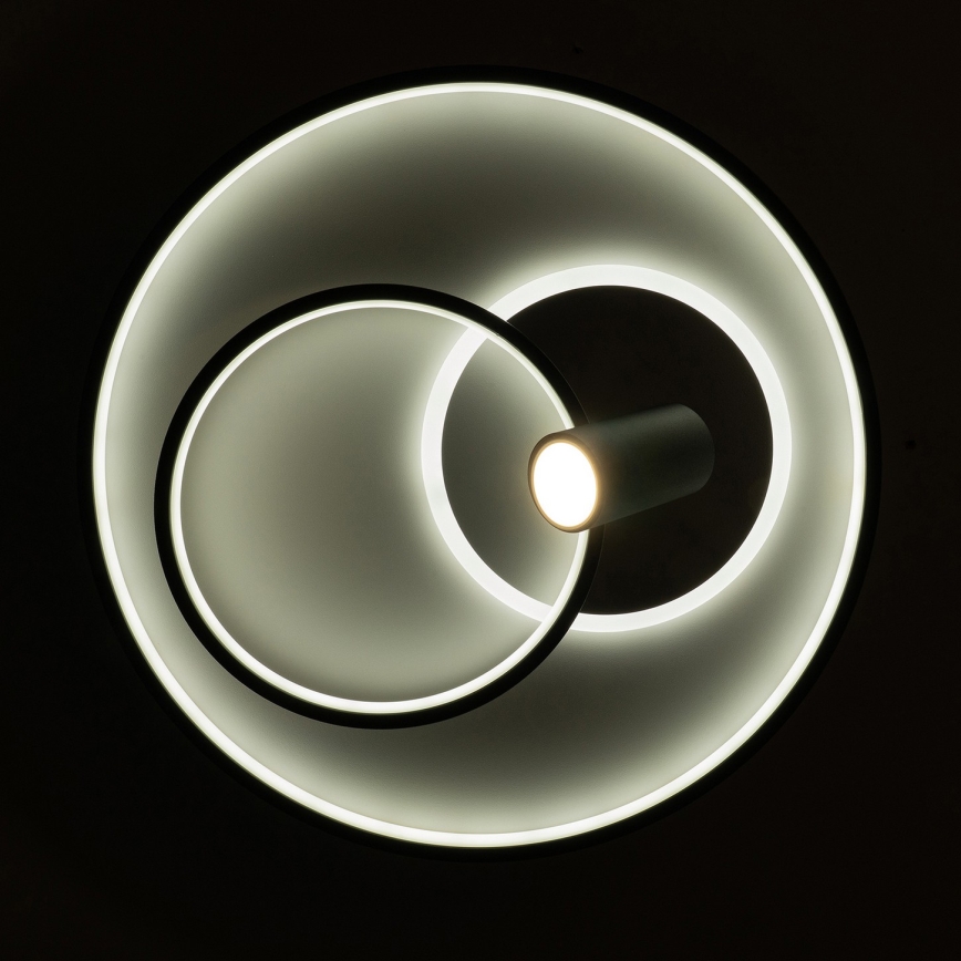 Brilagi - LED dimmelhető mennyezeti lámpatest UNITY LED/60W/230V + 1xGU10/3W 3000-6000K átm. 50 cm fehér/fekete + távirányító
