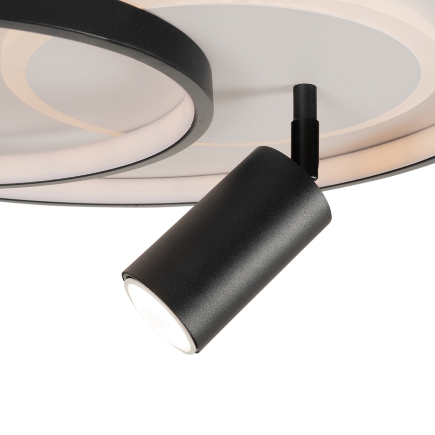 Brilagi - LED dimmelhető mennyezeti lámpatest UNITY LED/60W/230V + 1xGU10/3W 3000-6000K átm. 50 cm fehér/fekete + távirányító