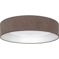 Brilagi - LED dimmelhető mennyezeti lámpatest VELVET SMARTIX STARS LED/36W/230V 3000-6000K átm. 55 cm barna Wi-Fi Tuya Beacon + távirányító