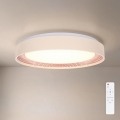 Brilagi - LED Dimmelhető mennyezeti lámpatest WALDO LED/48W/230V 3000-6500K átm. 40 cm bézs/arany + távirányító