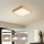 Brilagi - LED dimmelhető mennyezeti lámpatest WOODLINE SQUARE LED/48W/230V 3000-6000K tölgy 40x40 cm + távirányító