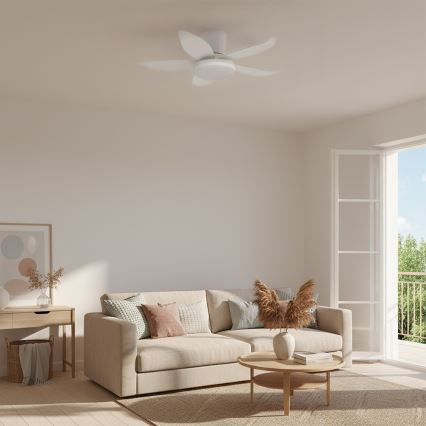 Brilagi - dimmelhető LED mennyezeti ventilátor LED/32W/230V Ø 95 cm fehér + távirányító