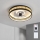 Brilagi - LED dimmelhető mennyezeti ventilátor LED/34W/230V 3000-6500K Ø 50 cm fekete/arany + távirányító