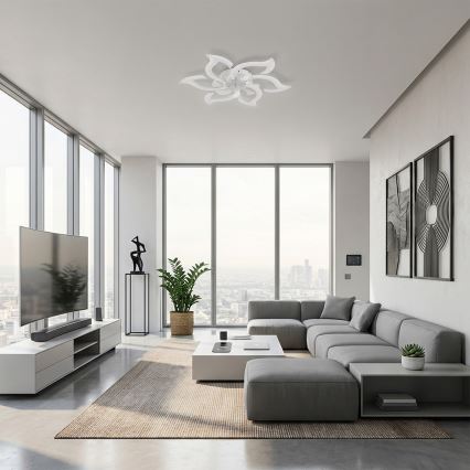 Brilagi - LED, fényerőszabályozható mennyezeti ventilátor, 34 W, 230 V, 3000–6500 K, Ø 83 cm, fehér + távirányító